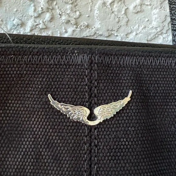 Zadig & Voltaire Mick Wings Canvas Tote Bag